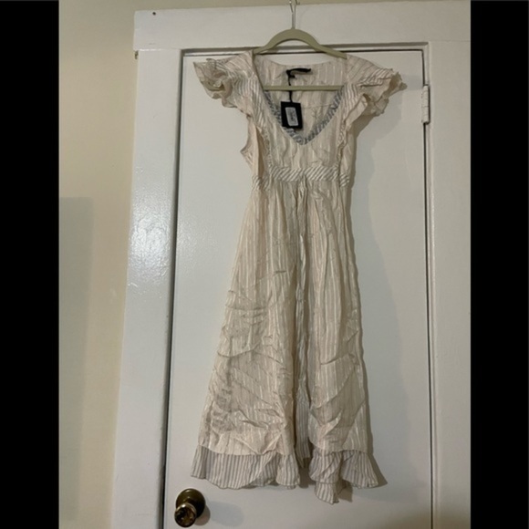 Simona Barbieri TWin Set Cream Dress Size Small - Picture 2 of 8